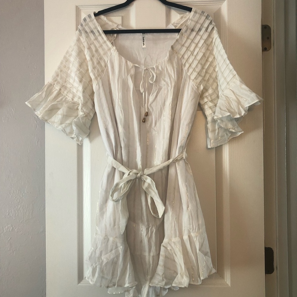 White and Gold Dress